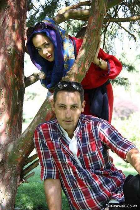 عکس جدید الناز حبیبی و همسرش