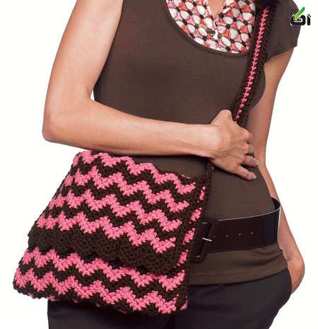 انواع کیف بافتنی دخترانه , جدیدترین مدل های گیف باقلاب برای کودکان 