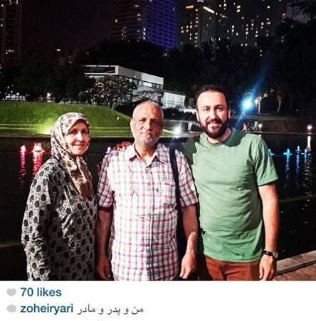 عکس حسین یاری و همسرش و دخترش و پسرش + بیوگرافی (1)