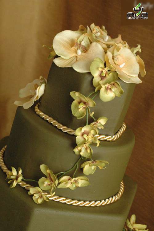 کیک های عروسی رمانتیک و زیبا (2) کیک عروسی,رمانتیک,شیرینی