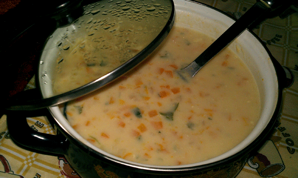 سوپ شیر ساده , طرز تهیه سوپ شیرساده , سوپ شبر 