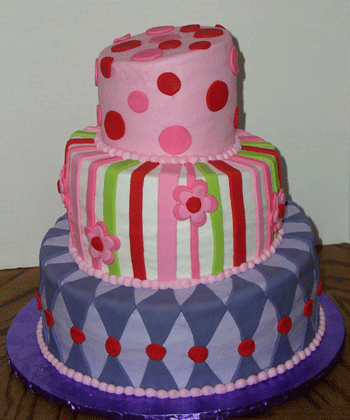 کیک تولد دخترانه , مدل کیک تولد 
