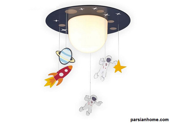 چراغ تزئینی با طرح فضانورد برای اتاق کودک