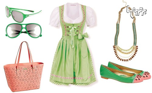 ,سبز پوشیدن به سبک خوش سلیقه ها سبز,مدل لباس,زنانه,مدل لباس ،مدل لباس زنانه ،مدل کیف ،مدل کفش
