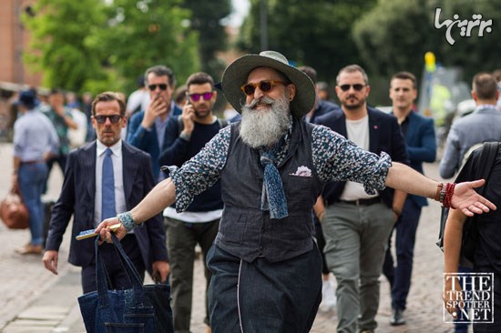 جذاب ترین تیپ های مردانه در هفته مد ایتالیا