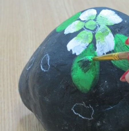 ,آموزش تصویری نقاشی روی سنگ, نحوه نقاشی روی سنگ, طرز نقاشی روی سنگ,کاردستی آموزش کاردستی ساخت اشیا