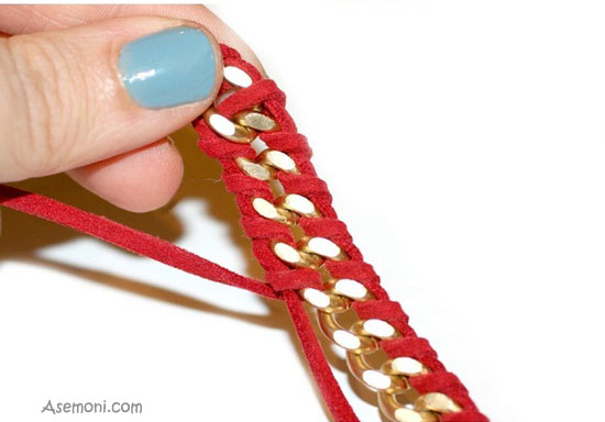 Lacy Bracelets 6 آموزش ساخت دستبند بند دار