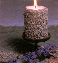 آموزش شمع سازی با گل خشک , تزیین شمع با گل خشک , آموزش تزیین شمع با گل خشک 