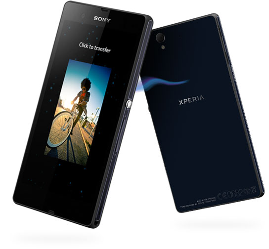 این تلفن همراه مبتنی بر Android دارای NFC از Sony، به شما امکان می دهد تا عکس ها، فیلم ها و بازی ها را با یک لمس به اشتراک بگذارید.