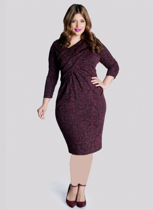 مدل لباس مجلسی ۲۰۱۴ مخصوص خانم های چاق