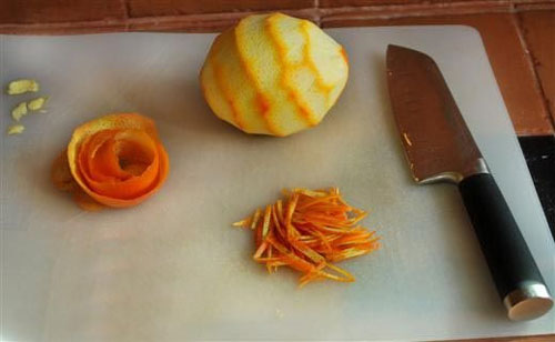 چطور تلخی پوست پرتقال بگیریم 