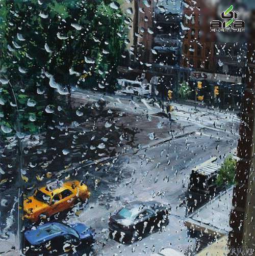 نقاشی های باورنکردنی از روزهای بارانی