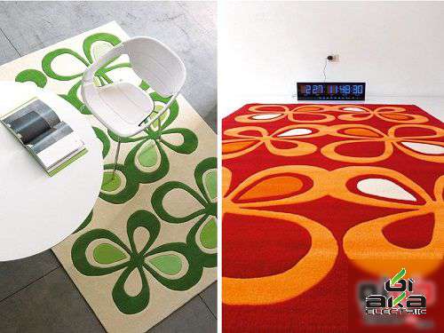 مدرنترین تزینات دار قالی , طرح خام گل برای فرشینه 
