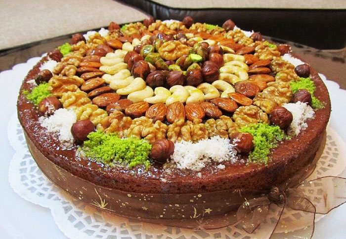 کیک آجیلی 
