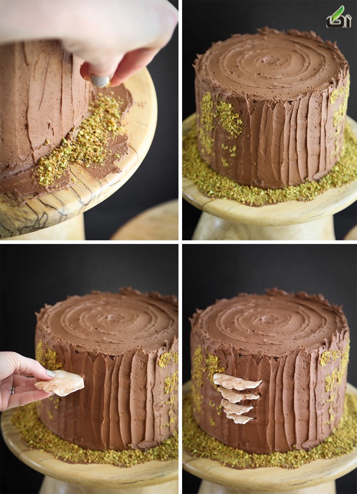 کیک تولد,کیک اسفنجی,تزئین کیک
