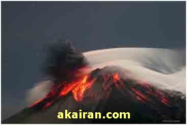 لیست آتشفشان های جهان 