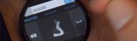 کیبورد Android Wear مایکروسافت با قابلیت کشیدن حروف روی  صفحه ساعت - کیبورد با قابلیت کشیدن حروف