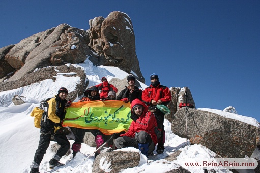 صعود زمستانه به قله الوند همدان - محمد گائینی