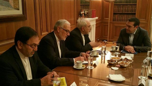 اخبارسیاسی ,خبرهای  سیاسی , دیدار  ظریف با نخست وزیر یونان