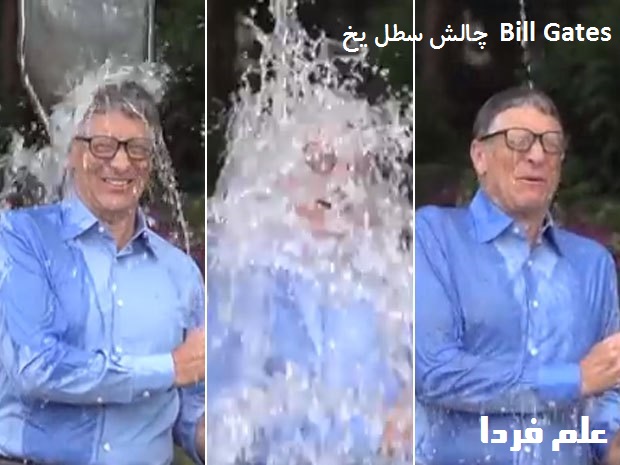 چالش سطل یخ بیل گیتس Bill Gates