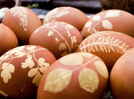 تزیین تخم مرغ سفره هفت سین با جوراب