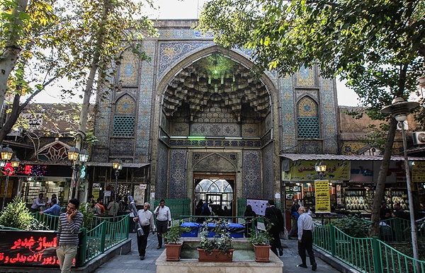 سیستم تهویه ی مسجد شاه تهران 