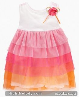 162580827 sweet heart rose baby dress baby girls sherbert ruffle  جدیدترین مدل های لباس دخترانه بچگانه۹۲