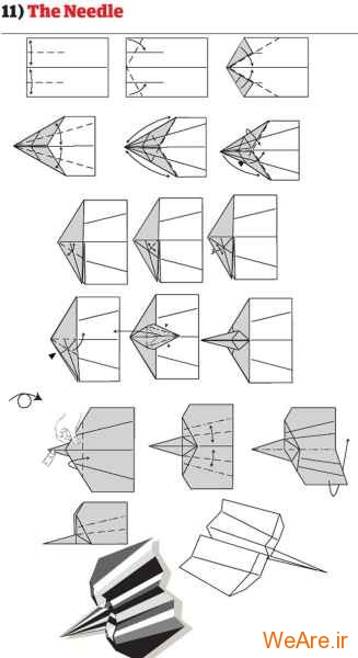 ساخت هواپیمای کاغذی (12)