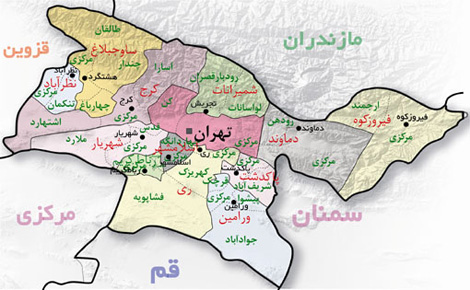 شهرستان بهارستان به نقشه تقسيمات كشورى اضافه شد