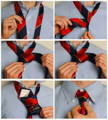 آموزش گره زدن کراوات و پاپیون و دستمال گردن  