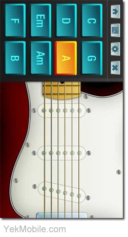 نرم افزار آکورد گیتار موبایل جاوا مخصوص نوکیا ورژن 5 - Guitar Chords