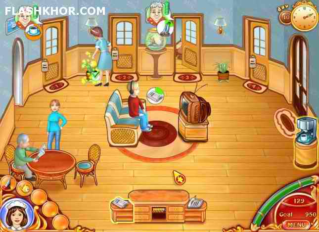 بازی آنلاین هتل خانم جین - دخترانه فلش