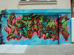 گرافیتی نقاشی خیابانی فوق العاده زیبا و هنرمندانه در خیابان های لس آنجلس