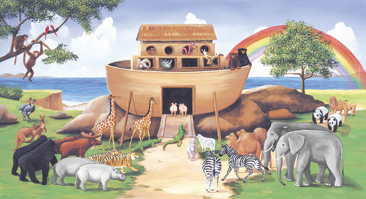 نقاشي كشتي حضرت نوح