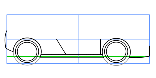 How to Draw Lamborghini Second Step