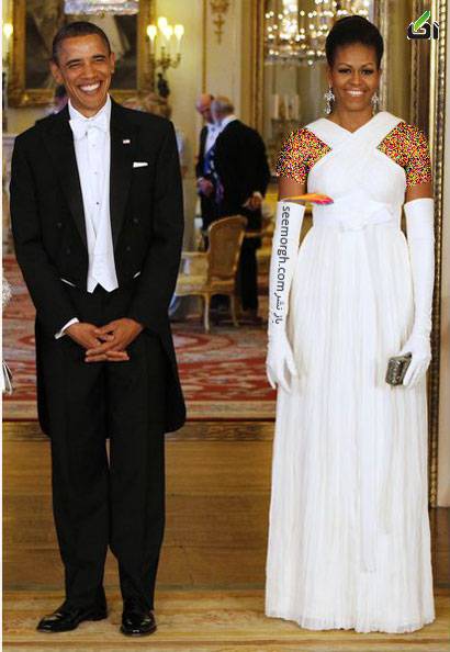 نگاهی بر مدل لباس های بانوی اول کاخ سفید میشل اوباما -آکا