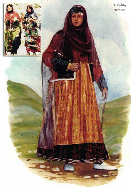 لباس های محلی مردم ایران زمین(زنان)