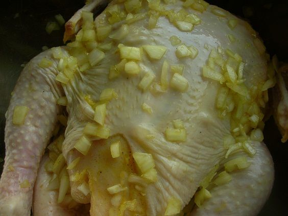 مرغ شکم پر در قابلمه , آموزش مرغ شکم پرباتوستر , مواد مرغ شکم پر 