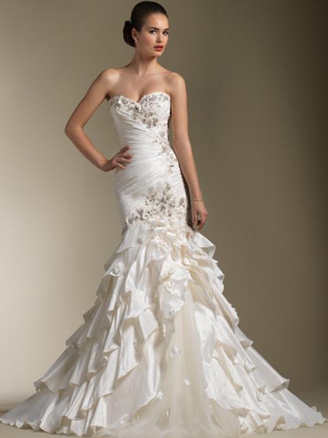 perfect wonderful mermaid wedding dress
