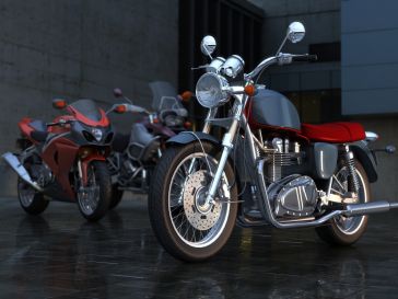 آبجکت موتور سیکلت برای تری دی مکس