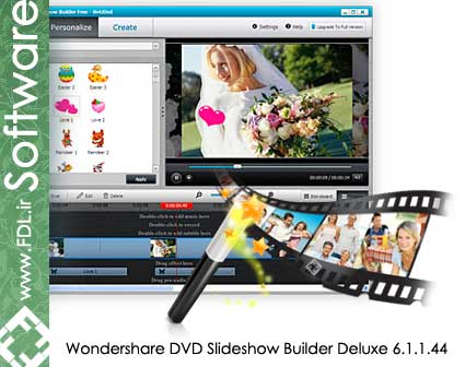 Wondershare DVD Slideshow Builder Deluxe 6.1.1.44 - نرم افزار ساخت دی وی دی اسلایدشو