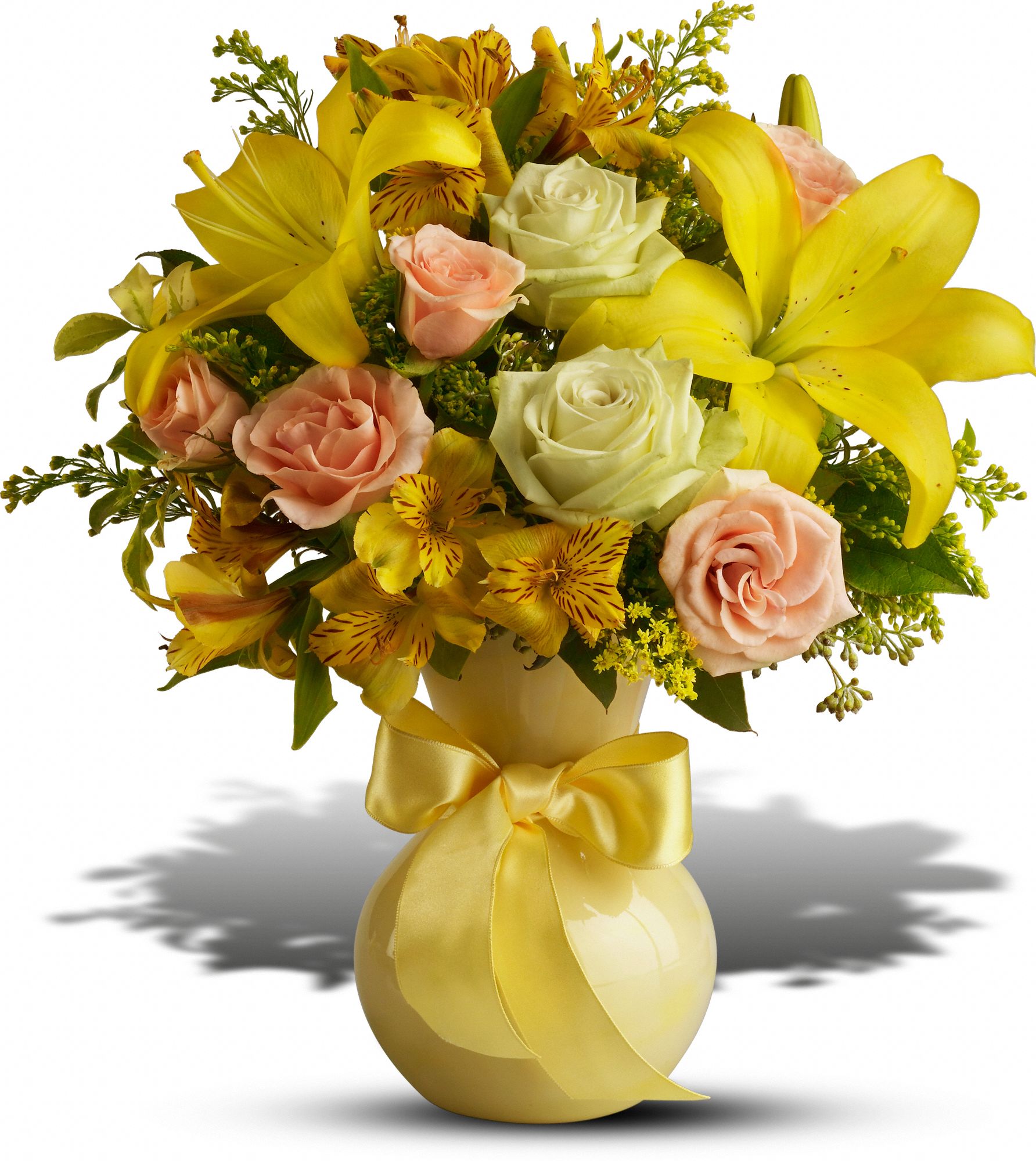 Send Sunny Smiles Flower Bouquet