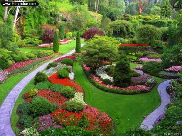 زیباترین باغ جهان 