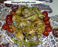 خوراک مرغ در فر (2)