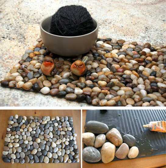 making-place-mats-stone-pebbles-craft-id