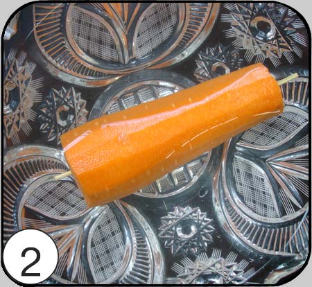 تزئین هویج توری شکل 2