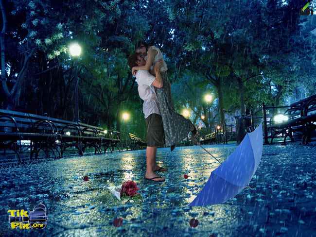 تصویر زیبا از باران , عکسهای عاشقانه 