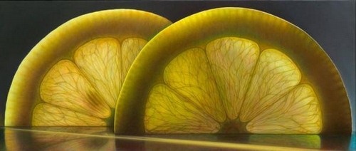 نقاشی رئال از میوه توسط دنیس