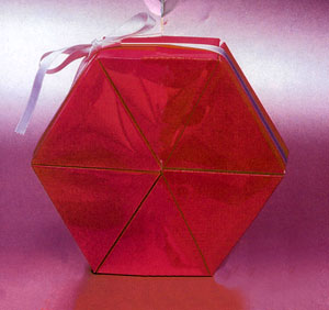 Hexagonal box 1 آموزش ساخت جعبه شش‌وجهی