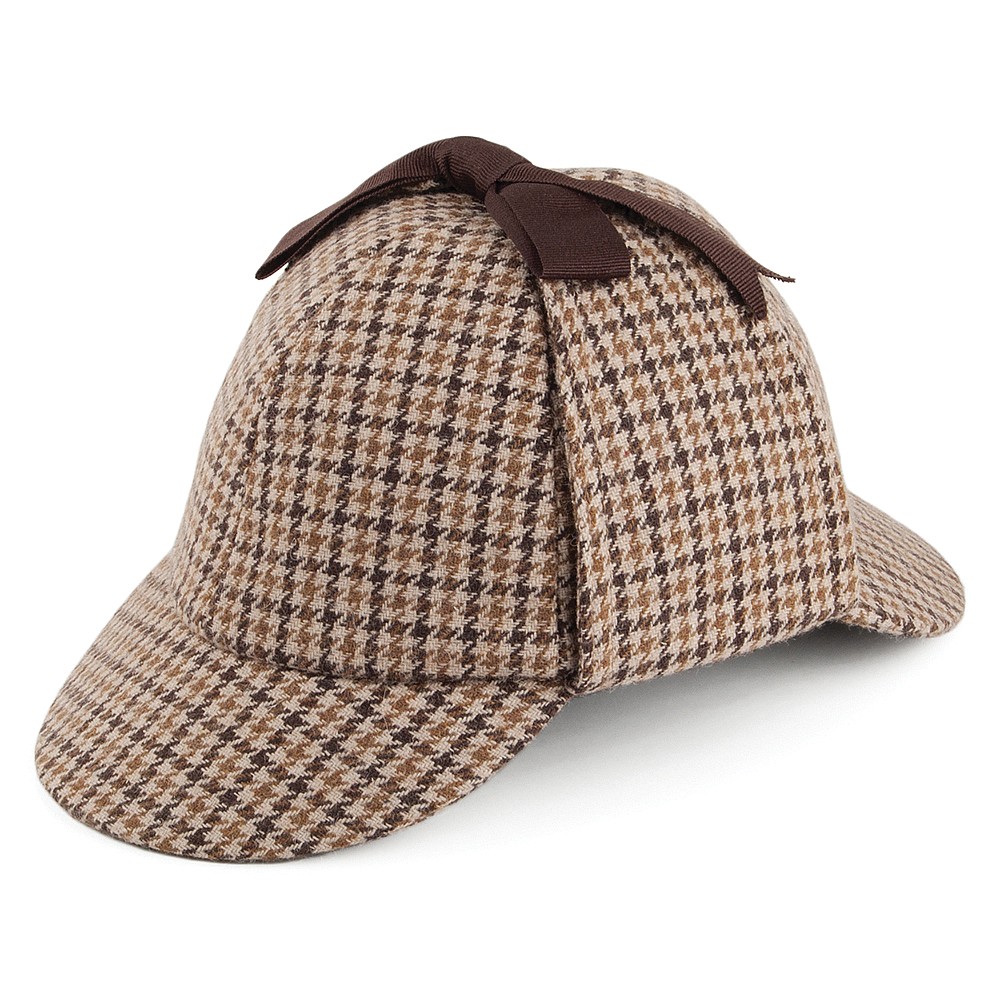 Jaxon Hats Houndstooth Sherlock Holmes Hat